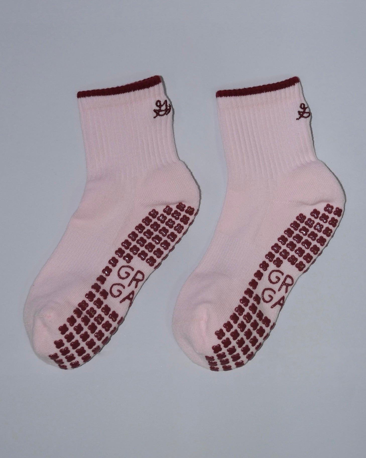 Pink Pop - Crew Grip Socks