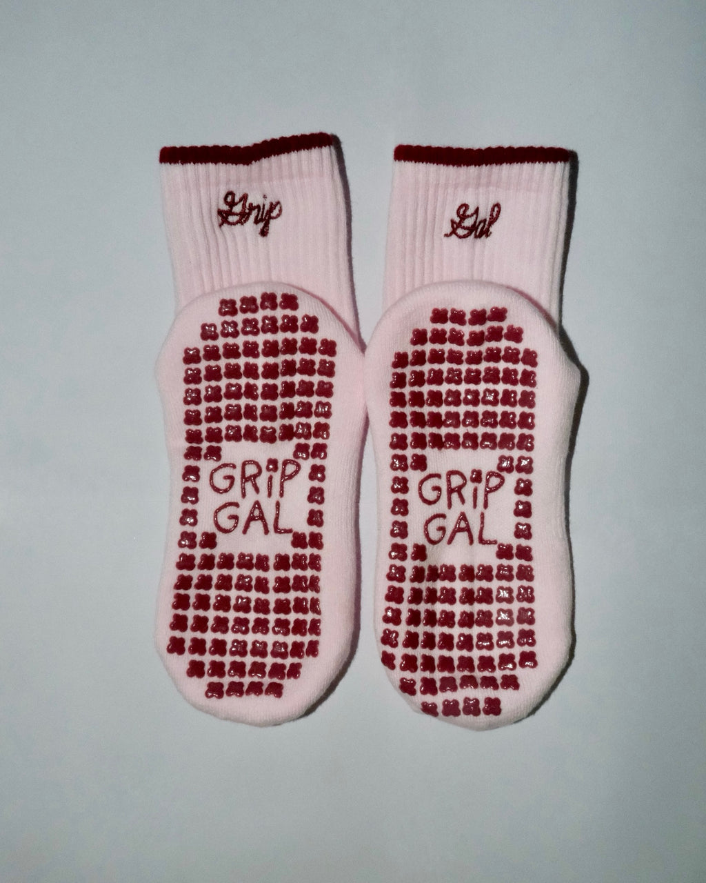 Pink Pop - Crew Grip Socks