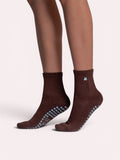 Cocoa Blue - Crew Grip Socks