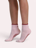 Pink Pop - Crew Grip Socks